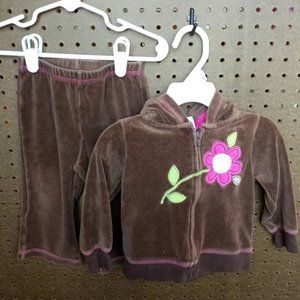 Carter's Velour Two Piece Set